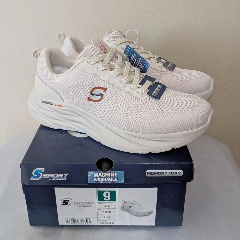 New Skechers S Sport S Sport Men's Archie Sneaker Shoes Memory Foam Size 9